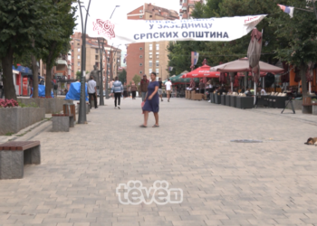 “NATO shko në shtëpi” dhe “Kjo është Serbia”, grafitet e reja në sheshin në veri