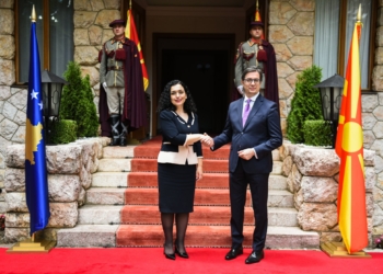 Osmani thotë se Kosova dhe Maqedonia Veriore janë të përkushtuara për të ardhmen e përbashkët evropiane