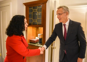 Osmani takohet me Stoltenbergun: Qëllimi i Kosovës mbetet anëtarësimi në komunitetin euroatlantik