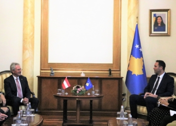 Konjufca falënderon homologun e tij austriak për ndihmën në shtetndërtimin e Kosovës