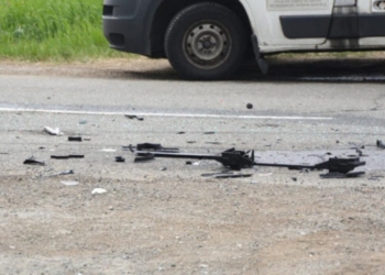 Aksident në rrugën Prishtinë-Gjilan, policia në vend të ngjarjes