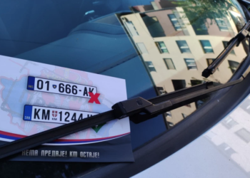 Në veri sërish shfaqen afishe kundër riregjistrimit në RKS