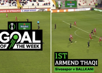 Thaqi fiton çmimin e golit me të mirë në Ligën e Konferencës
