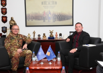 Mehaj pret në takim komandantin e ri të KFOR-it