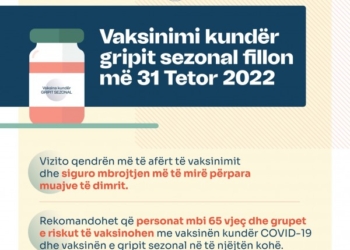 Nga e hëna nis vaksinimi kundër gripit sezonal në Kosovë