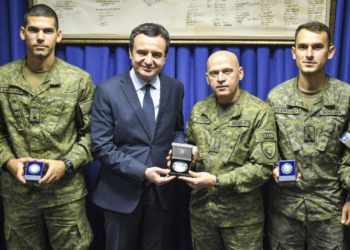 Kurti pret ekipin e FSK-së që fitoi medalje të argjendtë në garën “Cambrian Patrol 22”