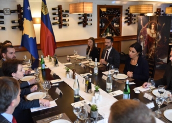 Gërvalla takohet me homologen e saj nga Principata e Lihtenshtajnit