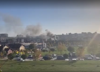 Zjarr në Prishtinë, nuk raportohet për të lënduar