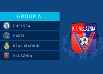 Vashat e Vllaznisë në grup të vështirë në Champions