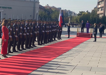 Osmani pret me ceremoni shtetërore presidentin e Maltës