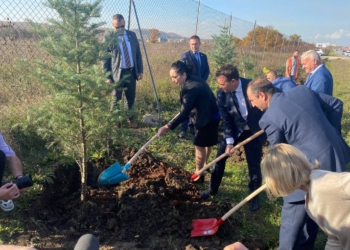 Mbjellën rreth 500 drunj, Osmani: Ruajtja e ambientit nuk është temë luksi
