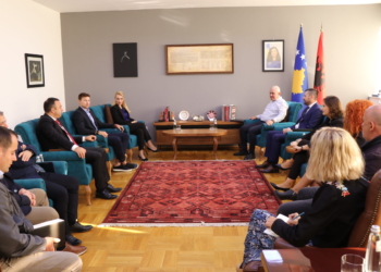 Sveçla pret zëvendësministren e Brendshme të Shqipërisë, diskutojnë për shkëmbim të përvojave