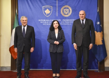 Osmani në takim me Tajanin e Crosetton: Serbia po përpiqet që nëpërmjet strukturave ilegale ta destabilizojë Kosovën