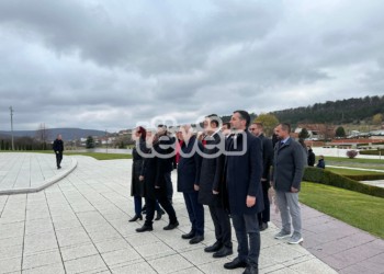 Përfaqësues të Qeverisë dhe partive politike bëjnë homazhe në Prekaz