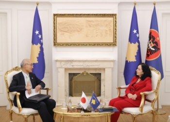 Osmani priti në takim lamtumirës jo-rezident të Japonisë në Kosovë, Akira Mizutani