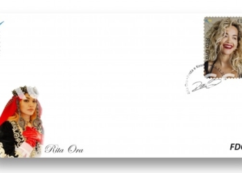 Rita Ora në pullat postare të Kosovës