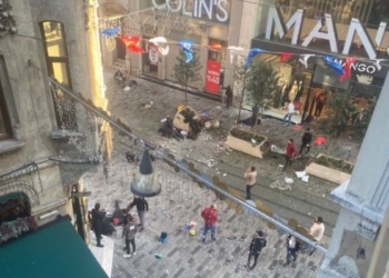 Pamje nga momenti i shpërthimit në Stamboll