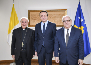 Kurti priti Imzot Vincenzo Paglia-n, diskutuan për liritë fetare e trashëgiminë kulturore