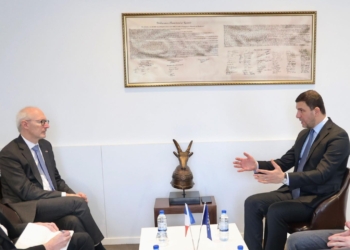 Krasniqi ia shpalos ambasadorit francez pesë pikat e PDK-së për marrëveshjen finale me Serbinë