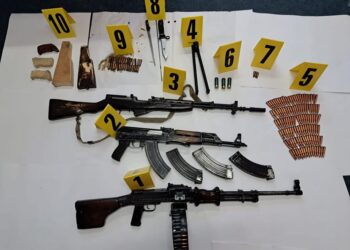 Arrestohet një person në Rahovec, iu gjetën disa armë e 130 fishekë