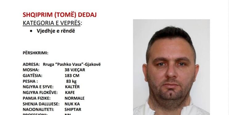 Policia kërkon ndihmën e qytetarëve në gjetjen e këtij personi