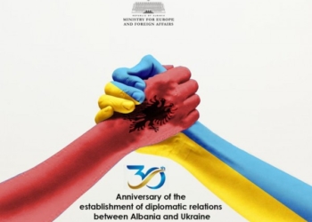 Xhaçka: Në 30-vjetorin e marrëdhënieve diplomatike, Shqipëria hap ambasadën në Ukrainë