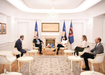 Osmani takohet me ambasadorin De Riu në prag të vizitës në Itali