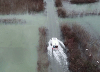 Tkurret sipërfaqja e përmbytjeve në Shkodër