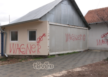 Grafitet “Wagner” në një shkollë në veri, kërkohet shtim i patrullimit të policisë