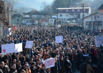 Nis protesta edhe në Shtërpcë