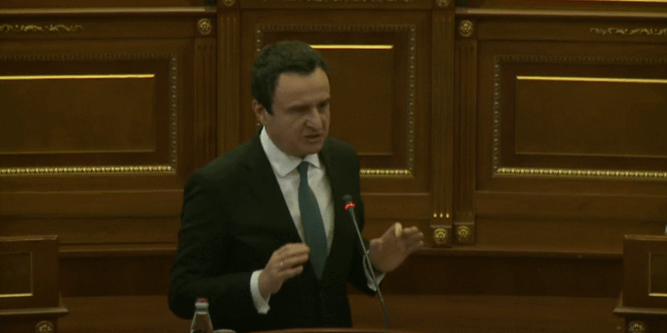 Kurti pyet deputetët: Cilën prej 6 kushteve për pranimin e Asociacionit do ta kishit hequr?