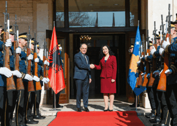 Presidentja Osmani publikon fotografi me presidentin Begaj: Krah njëri tjetrit gjithnjë!