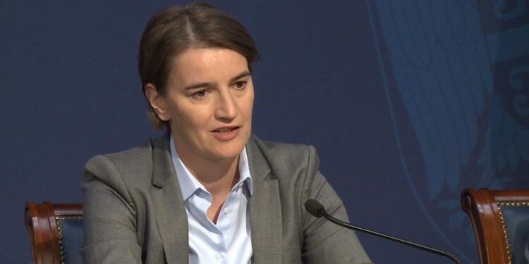 Kryeministrja serbe kërkon falje që Kosova u cilësua Republikë