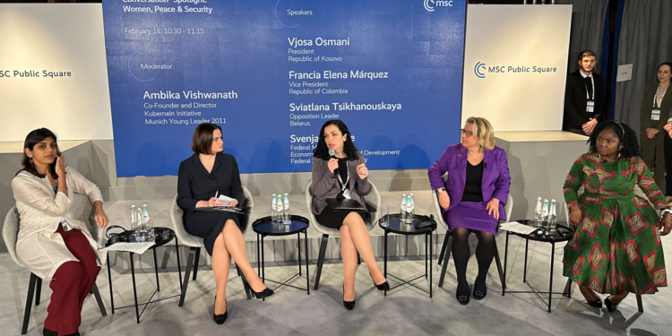 Osmani tha se gratë kishin rol vendimtar në shtetndërtimin e Kosovës, përmend 20 mijë gra të dhunuara