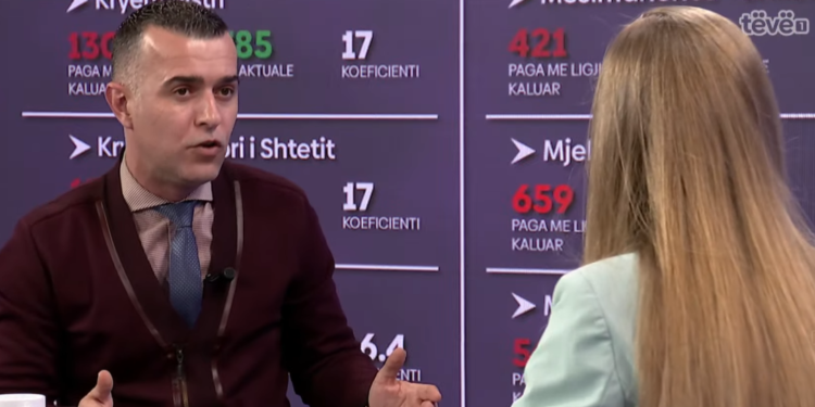 Bega thotë se koeficienti më i përshtatshëm për arsimin, shëndetësinë e policinë do të ishte 130 euro