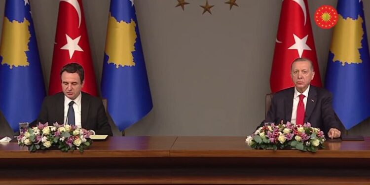 Erdogan premton mbështetje për Kosovën në integrimin evropian dhe NATO