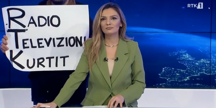 “Televizioni i Kurtit”, aktivisti i PSD-së futet në studio të RTK-së