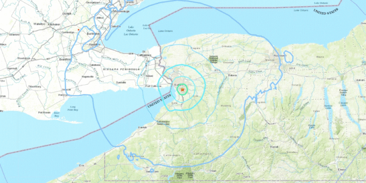 New York-u goditet nga tërmeti