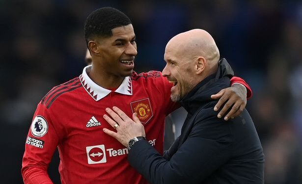 Ten Hag e Rashford, më të mirët e muajit shkurt