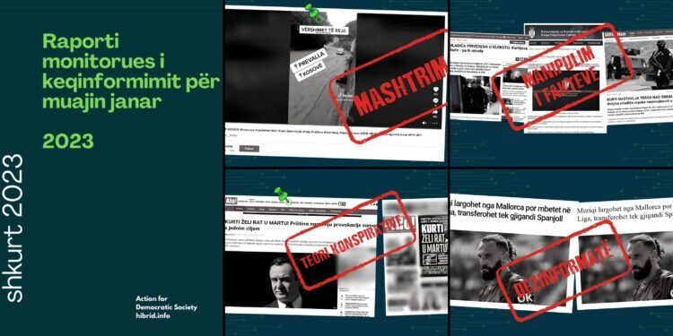 Hibrid: Veriu, Asociacioni dhe vërshimet ishin temat mbi të cilat u keqinformua më së shumti në janar