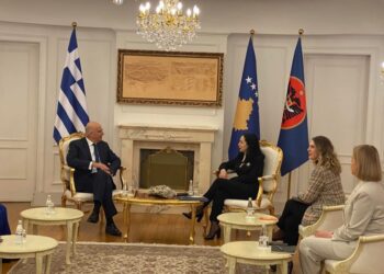 Osmani fillon takimin me kryediplomatin grek