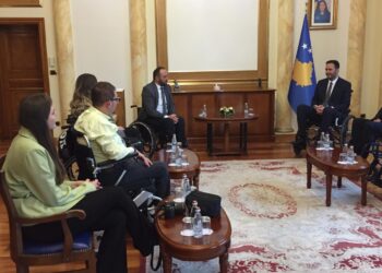 Konjufca pret në karrocë përfaqësuesit e Handikos-it