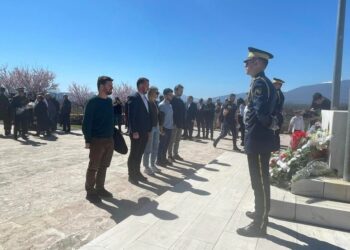 PSD bën homazhe te “Dëshmorët e Kombit” në Gllogjan