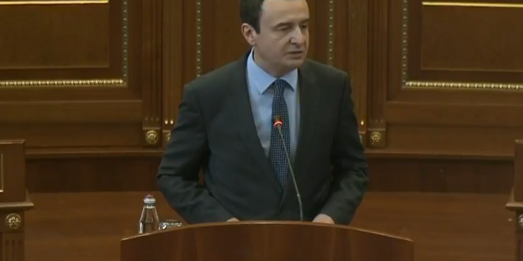 Kurti: Neni 10 problemi i vetëm i propozimit evropian, do të bëj përpjekje maksimale t’i reduktoj gabimet e qeverive të kaluara