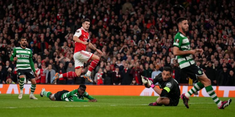 Xhaka vlerësohet me notë pozitive në sfidën me Sportingun