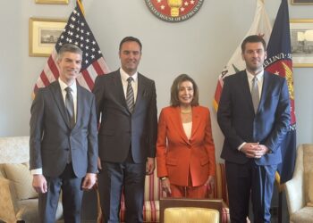 Konjufca takohet me ish-kryetaren e Dhomës së Përfaqësuesve të ShBA-së, Nancy Pelosin