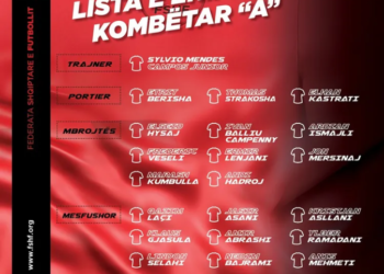 SHQIPËRIA PUBLIKON LISTËN E LOJTARËVE TË FTUAR NGA SYLVINHO