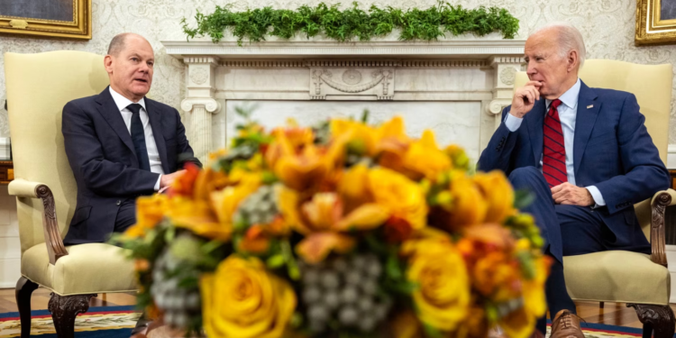 Biden dhe Scholz takohen në Shtëpinë e Bardhë