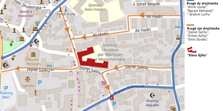 Nga 16 marsi mbyllet për automjete rruga afër shkollës “Elena Gjika”