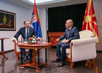 Kovaçevski nesër në Beograd në takime me Vuçiqin dhe Bërnabiqin